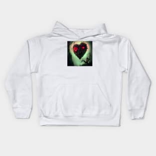 Black Heart No.1 Kids Hoodie